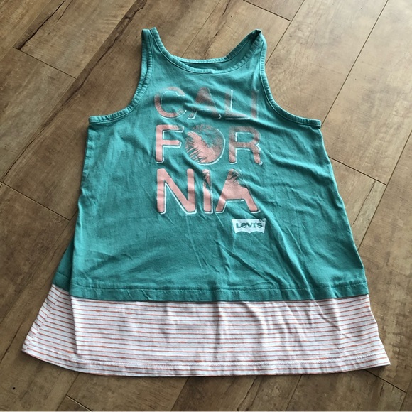 Levi’s cotton tank tops LOT of 2 size 12/13 - Picture 6 of 10
